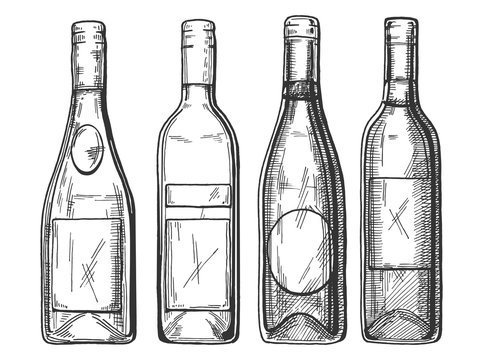 Bottle Drawing Realistic