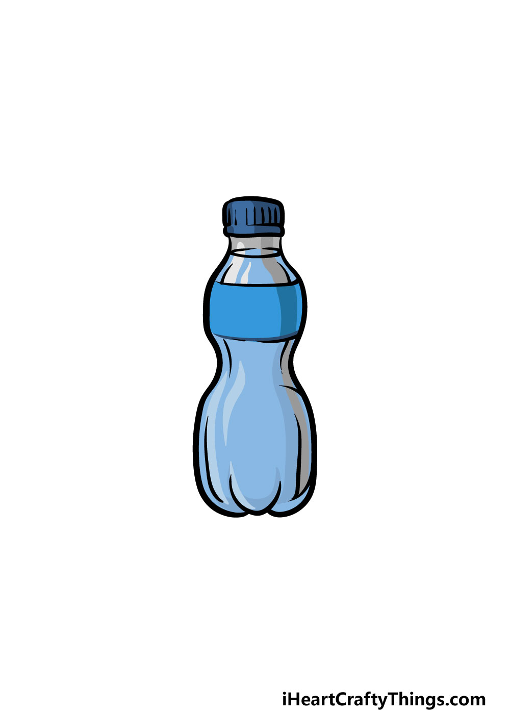 Bottled Water Drawing Beautiful Image
