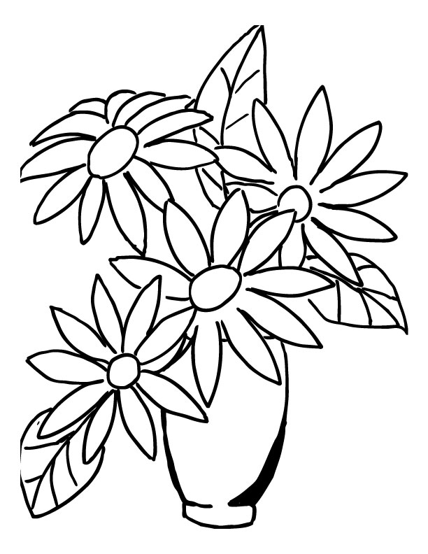 Bouquet Flower Art Drawing