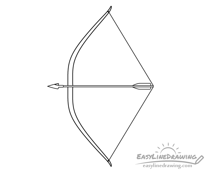 Bow and Arrow Drawing Beautiful Art