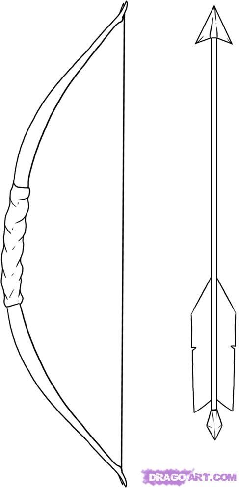 Bow and Arrow Drawing Images