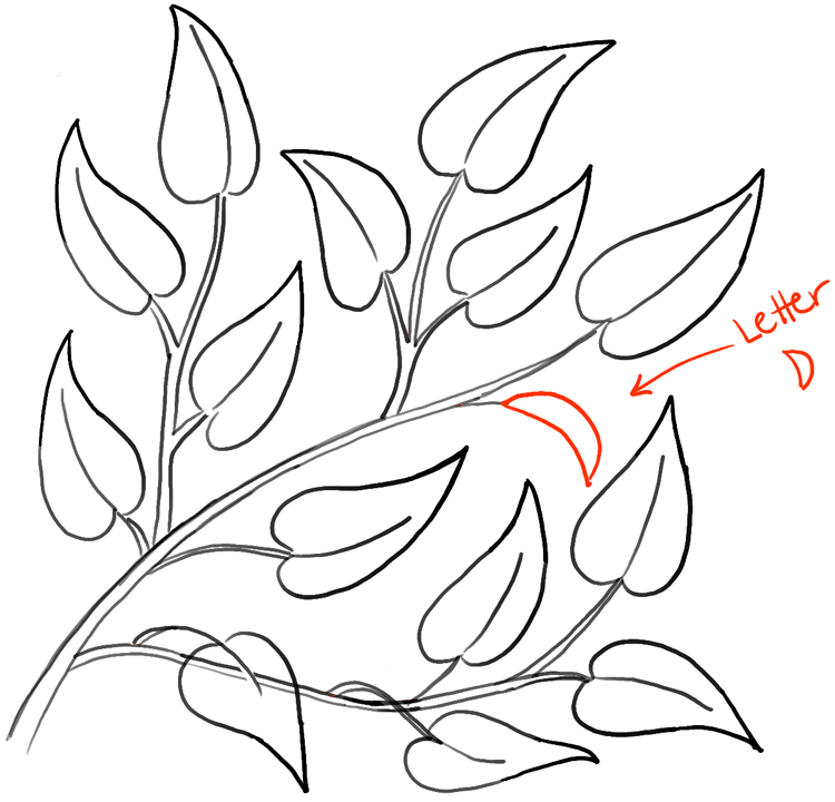 Branches Drawing Image