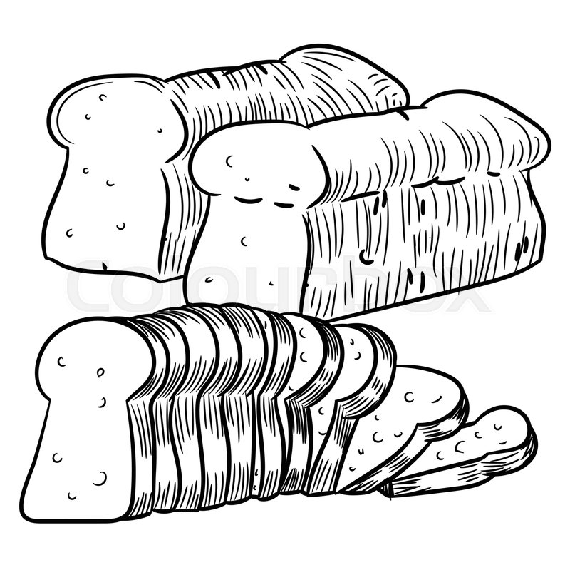 Bread Drawing Photo