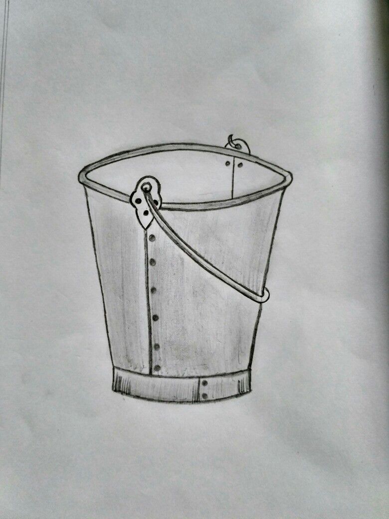 Bucket Drawing Photo