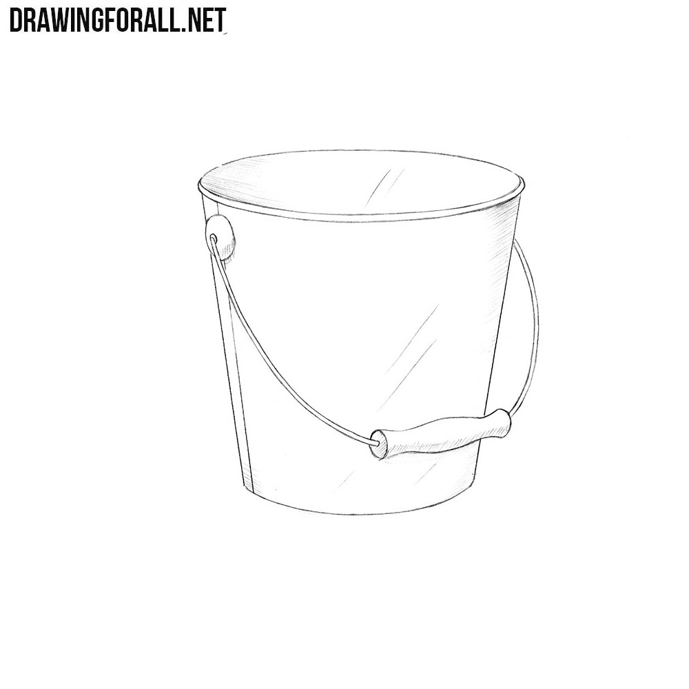 Bucket Drawing Realistic