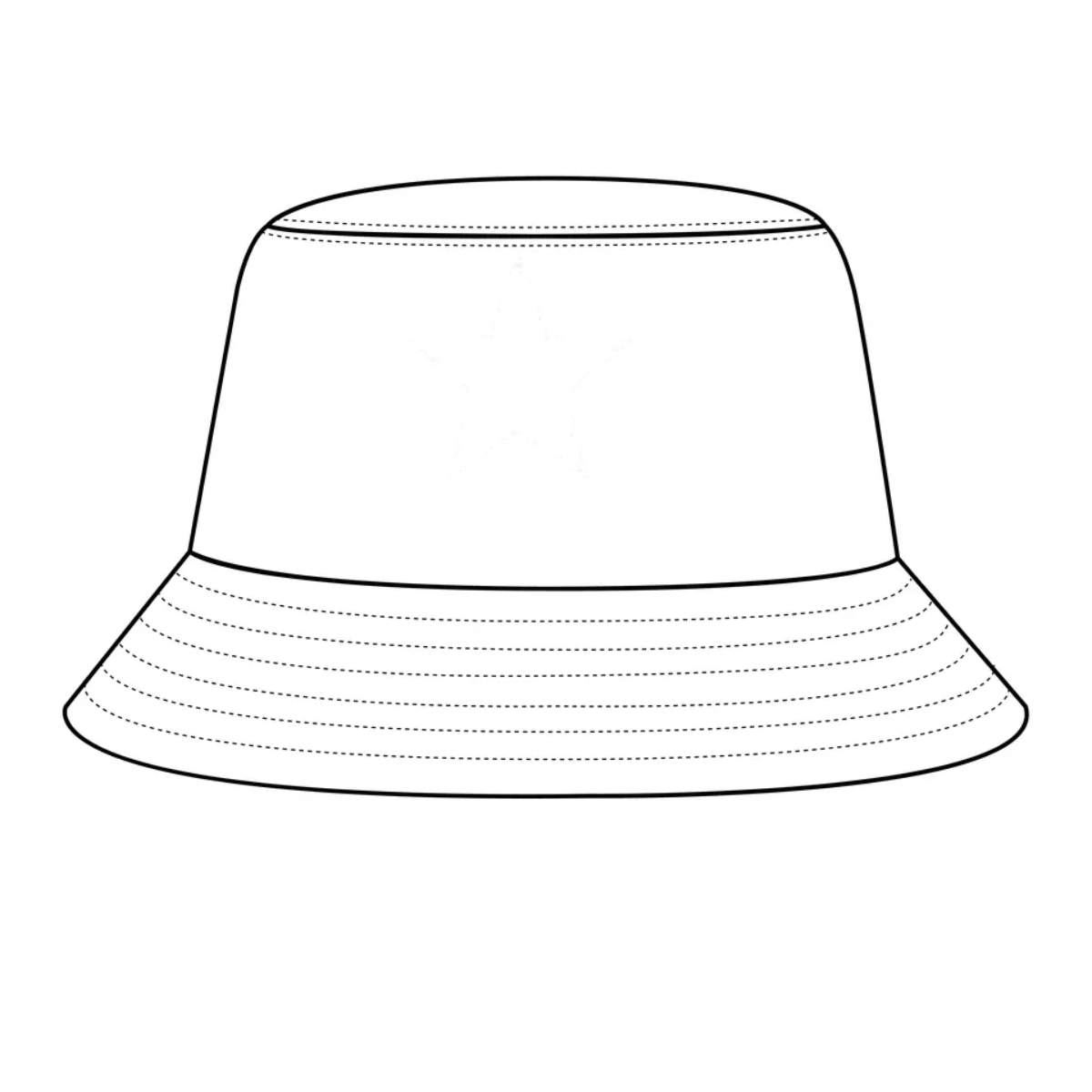 Bucket Hat Drawing Image