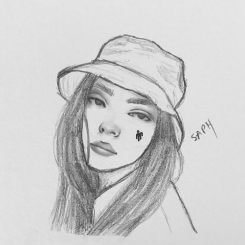 Bucket Hat Drawing Picture