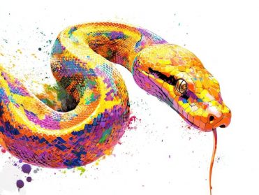 Burmese Python Drawing Pics - Drawing Skill