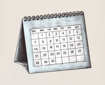 Calender Drawring Calendar Drawing Realistic - Drawing Skill