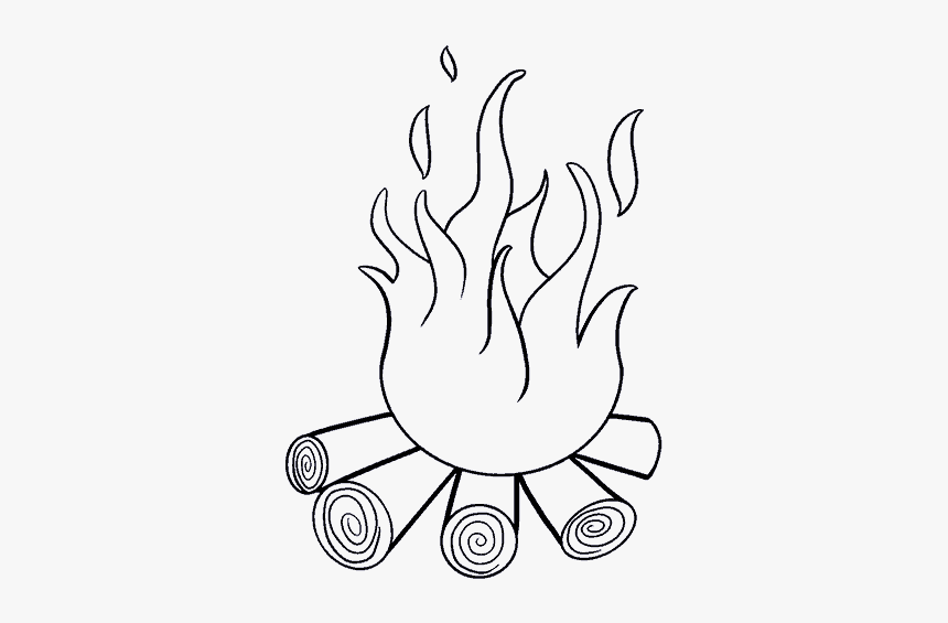 Campfire Drawing Images