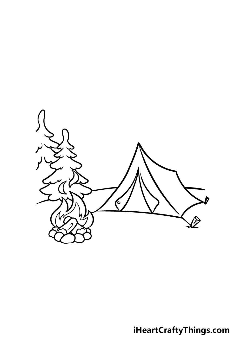 Camping Drawing Images