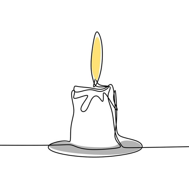 Candle Drawing High-Quality
