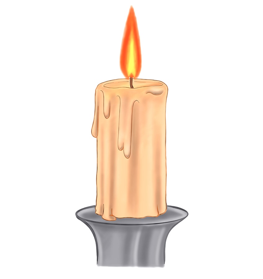 Candle Drawing Pic