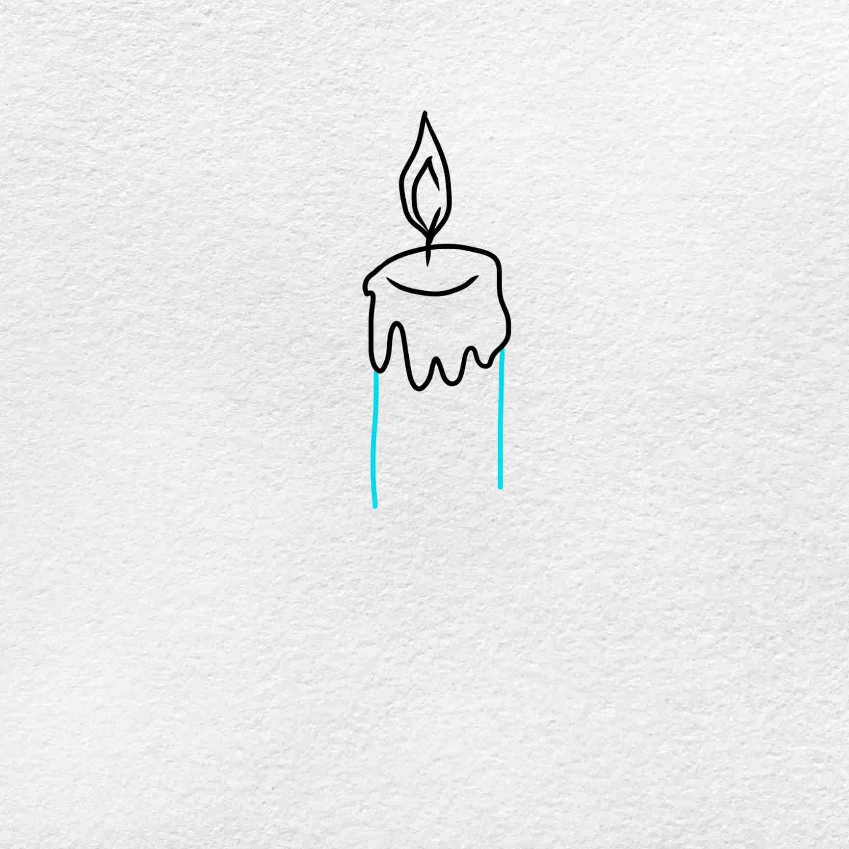 Candle Drawing Pictures