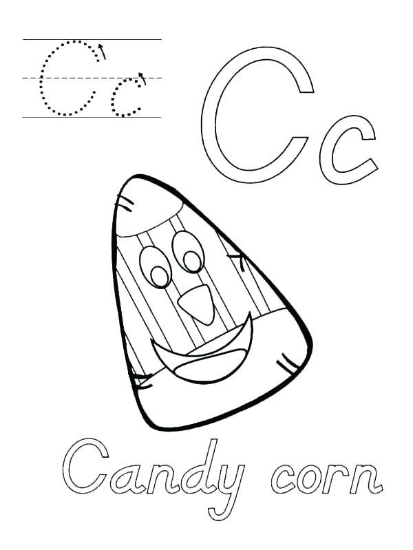 Candy Corn Drawing High-Quality