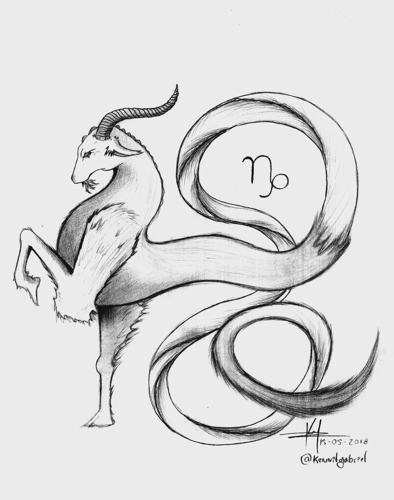 Capricorn Drawing Pictures
