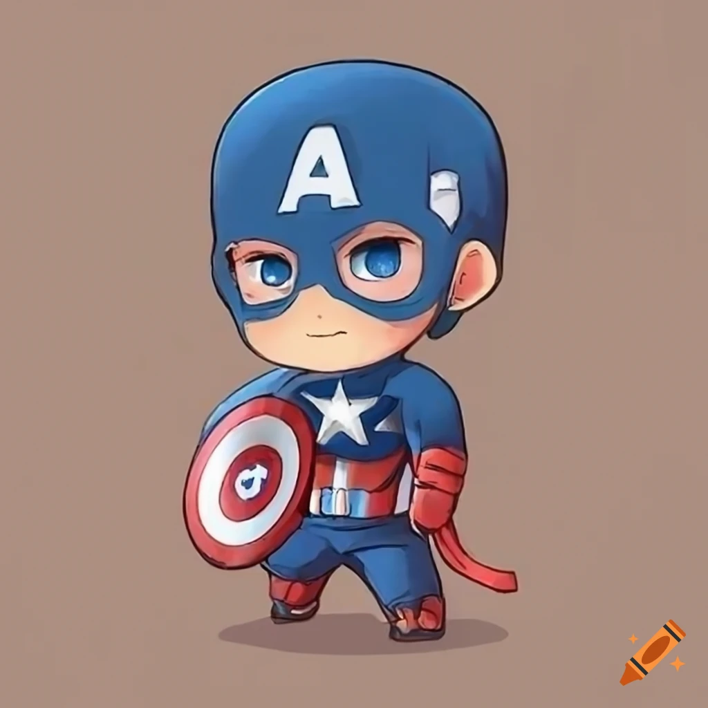 Captain America Cartoon Art Drawing Drawing Skill Captain America Cartoon Art Drawing Drawing Skill