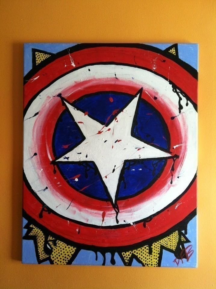 Captain America Shield Drawing Image