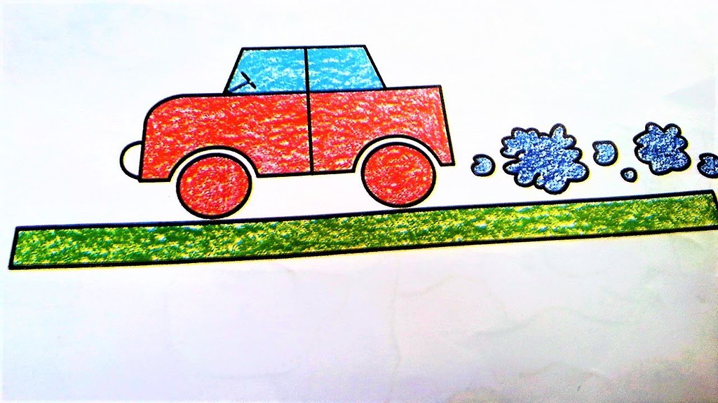 Car Kids Drawing Image