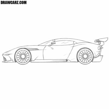 Car Racing Art Drawing