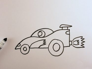 Car Rasing Drawings Car Racing Drawing Photos - Drawing Skill