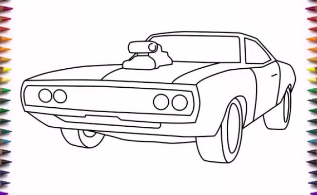 Car Simple Drawing Art