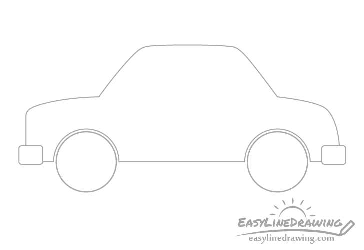 Car Simple Drawing Images