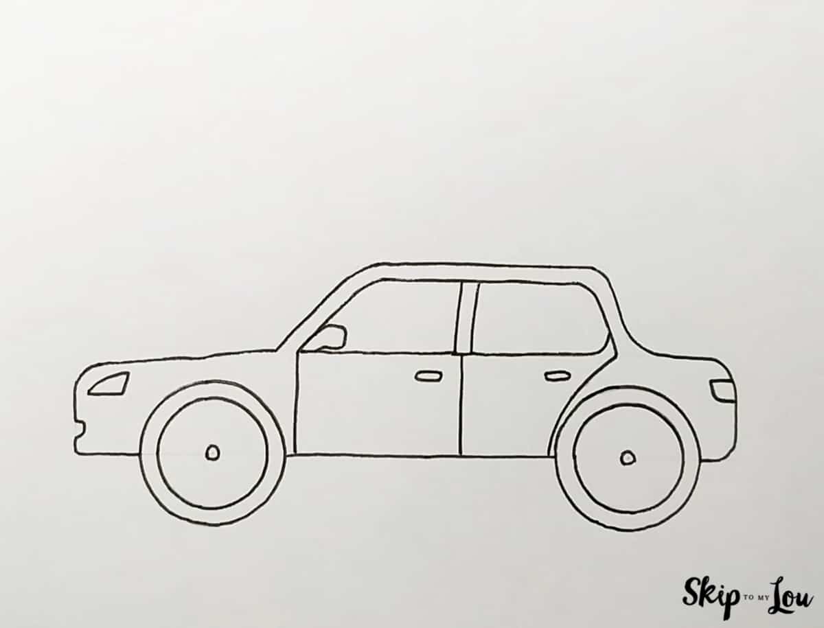 Car Simple Drawing Pic