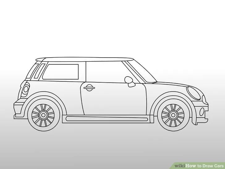 Car Simple Drawing Sketch