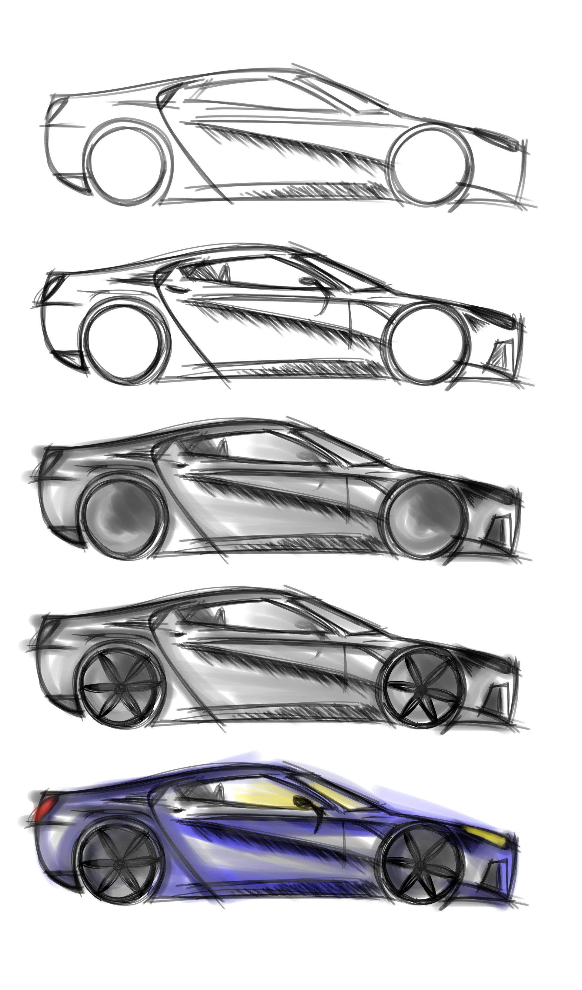 Cars Drawing Photo