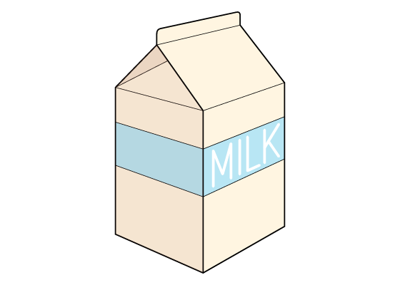 Carton Milk Drawing Realistic