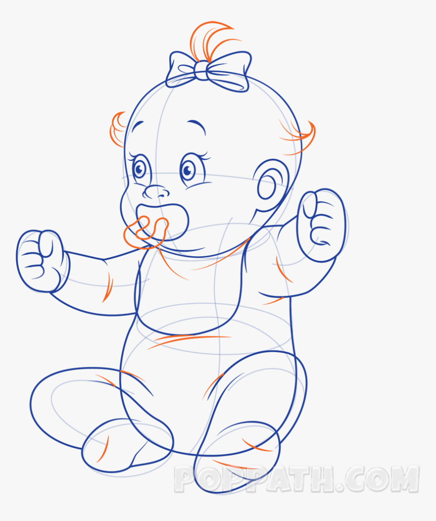 Cartoon Baby Drawing