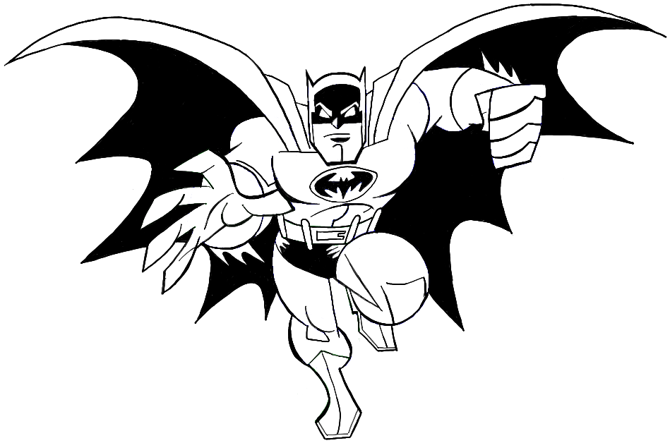 Cartoon Batman Drawing Images