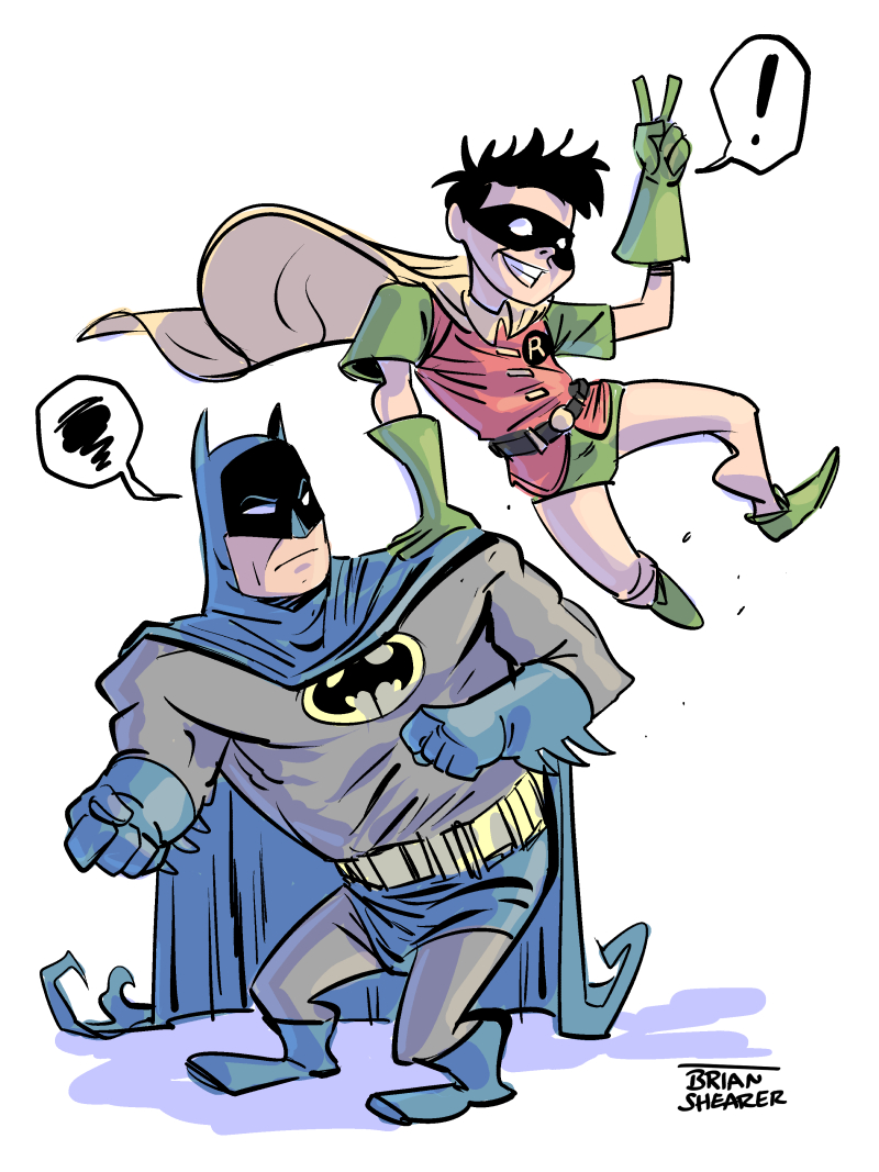 Cartoon Batman Drawing