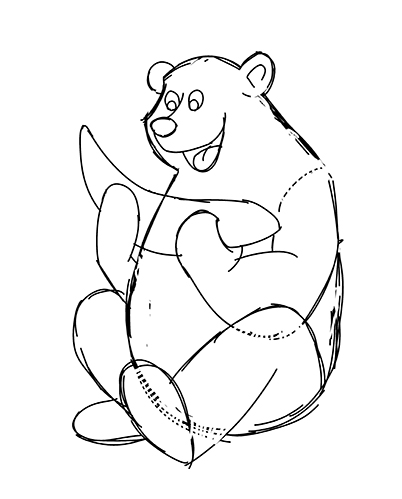 Cartoon Bear Best Drawing