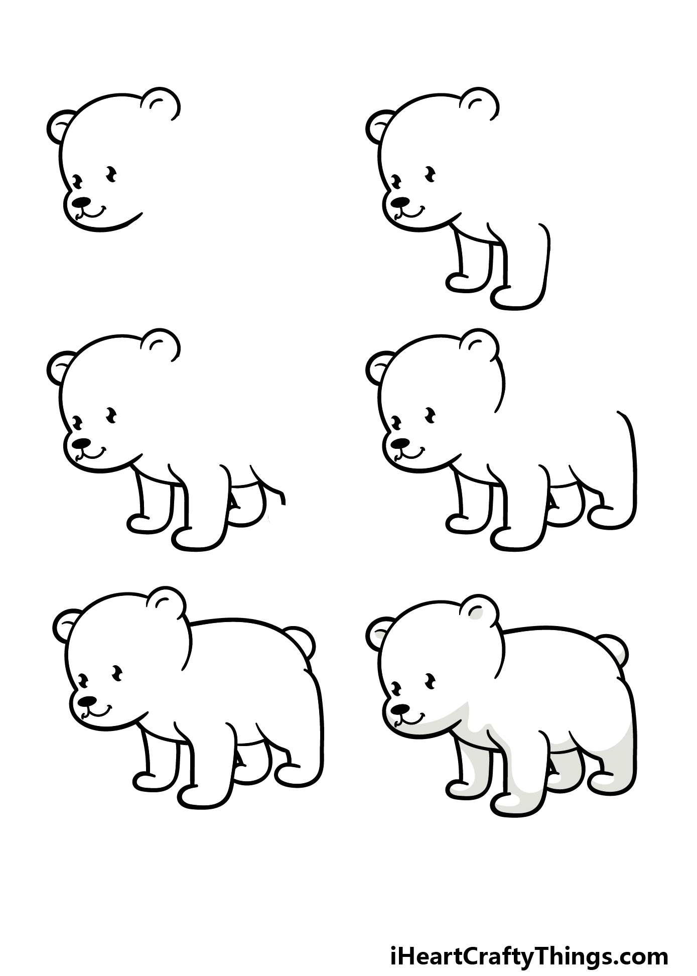 Cartoon Bear Drawing Amazing