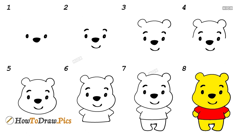 Cartoon Bear Drawing Pics