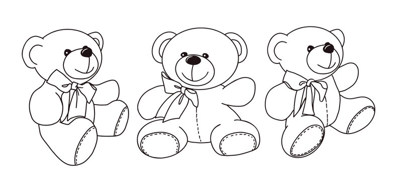 Cartoon Bear Drawing Sketch