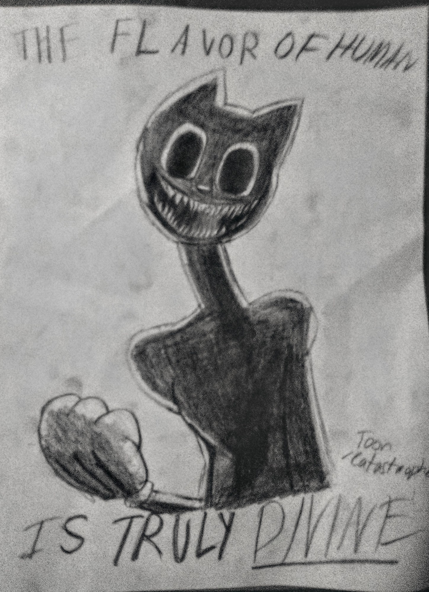 Cartoon Cat Drawing High-Quality