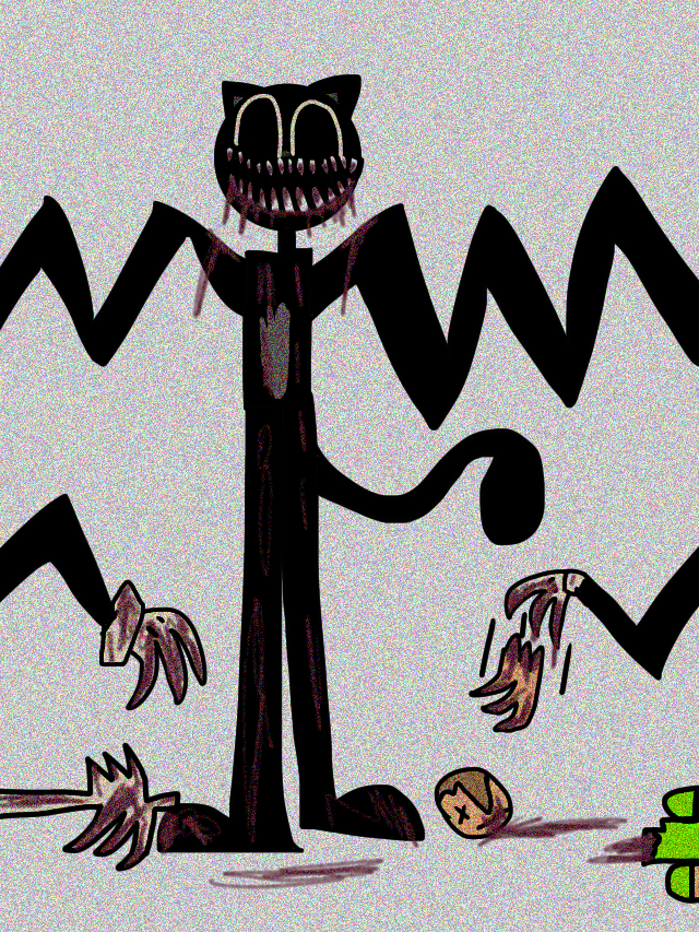 Cartoon Cat Drawing Photo