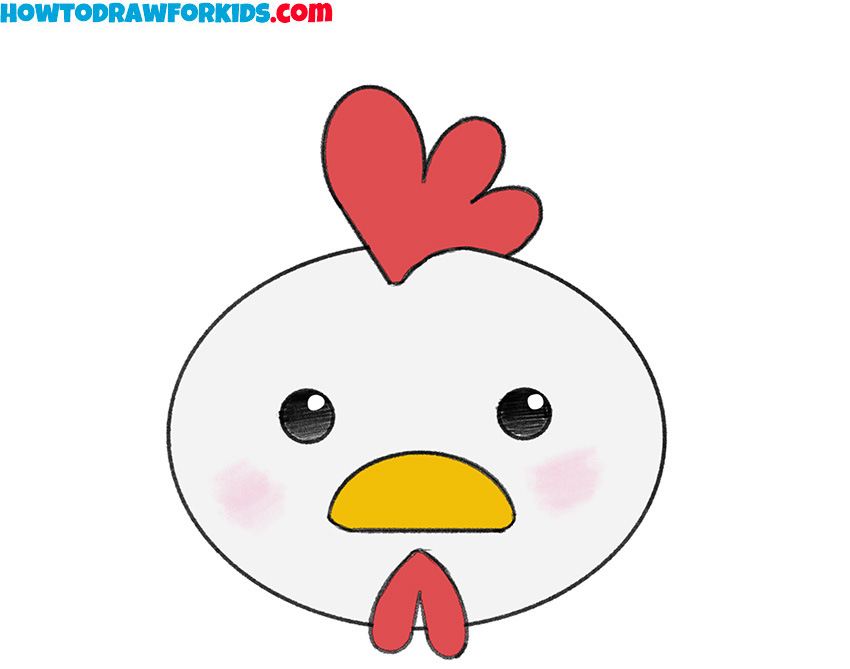 Cartoon Chicken Drawing Photo