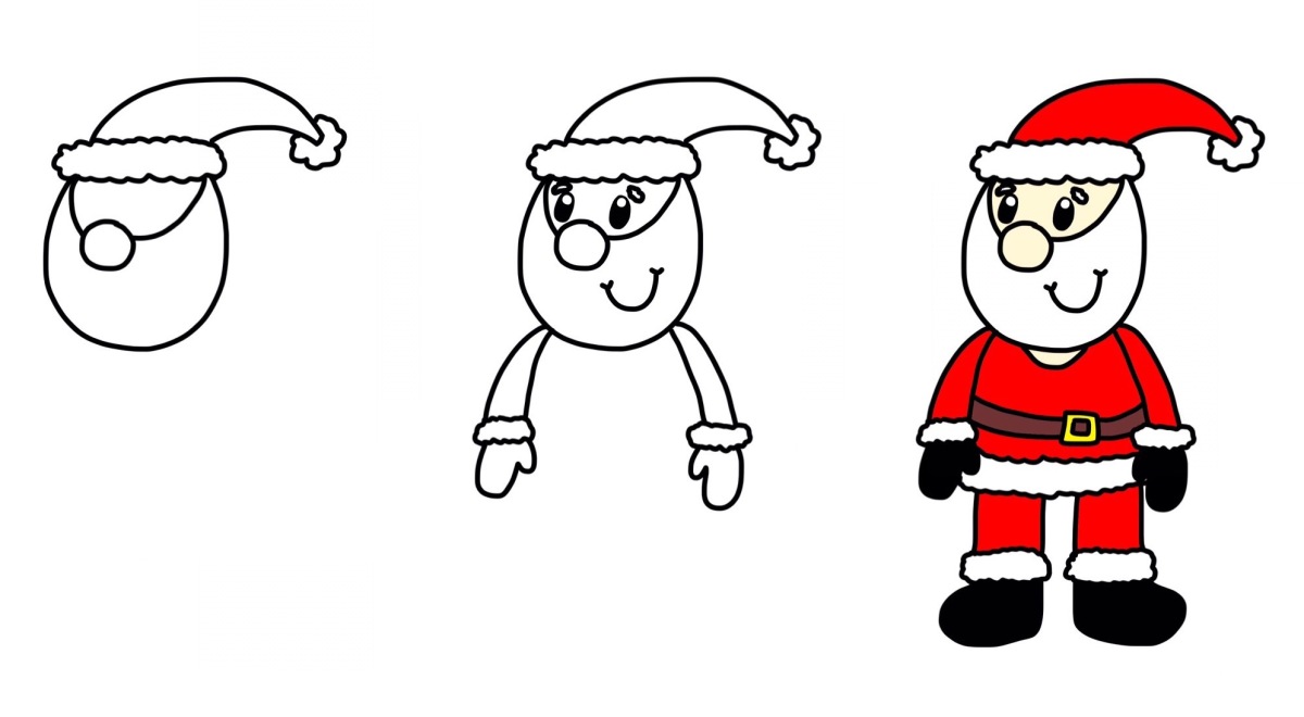 Cartoon Christmas Drawing Photo