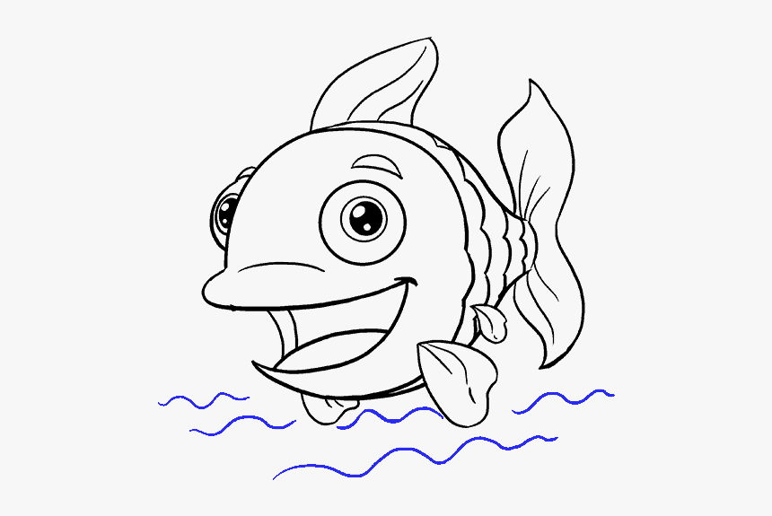 Cartoon Fish Drawing Image