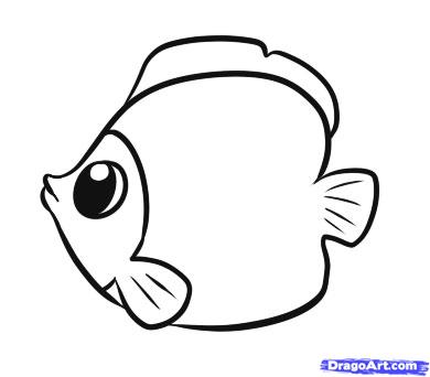 Cartoon Fish Drawing Realistic