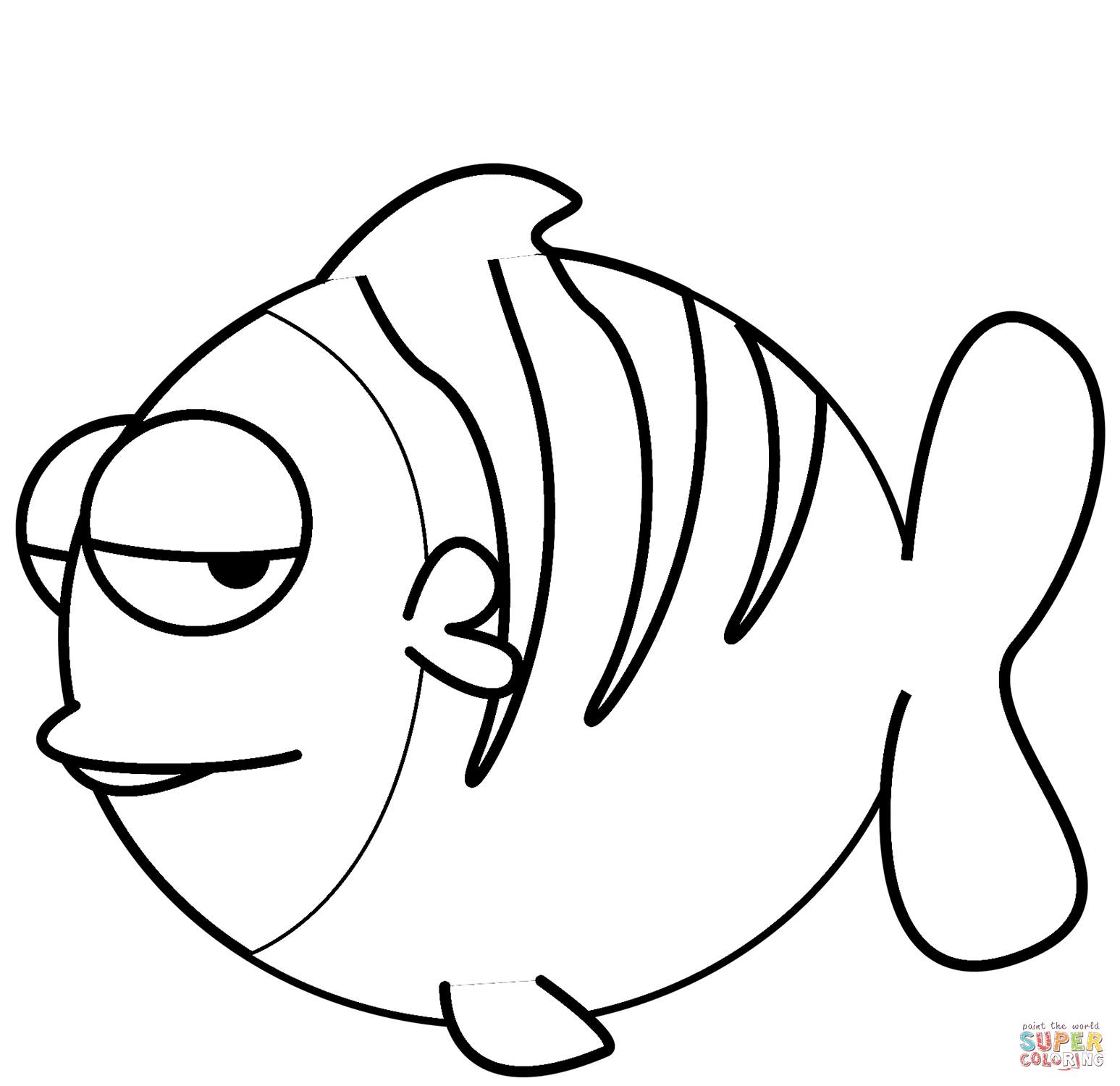 Cartoon Fish Drawing