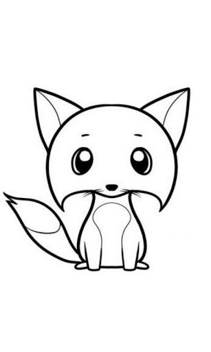 Cartoon Fox Drawing Image