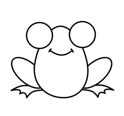 Cartoon Frog Drawing Pic