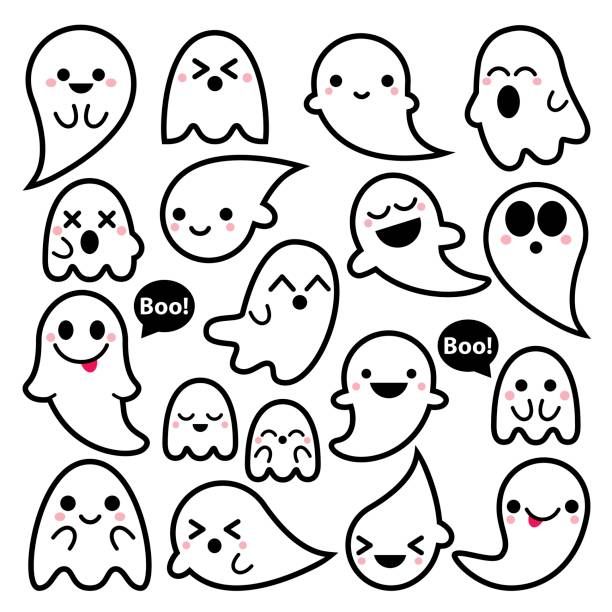 Cartoon Ghost Drawing Image