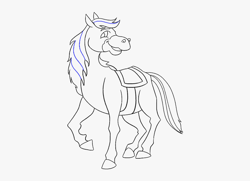 Cartoon Horse Drawing Picture