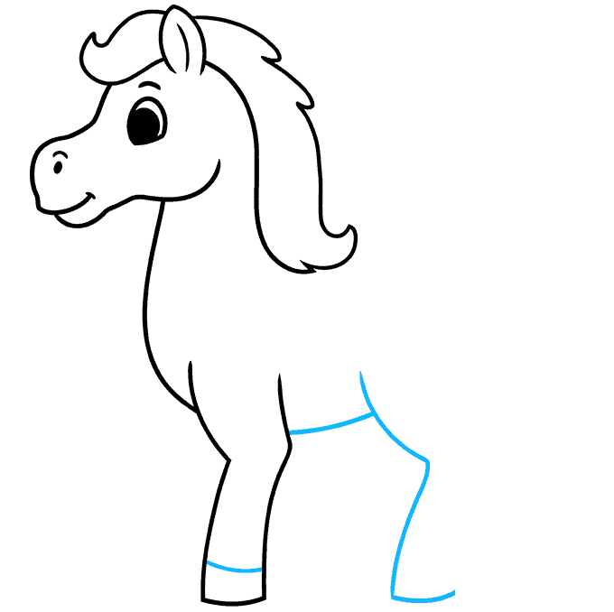 Cartoon Horses Art Drawing